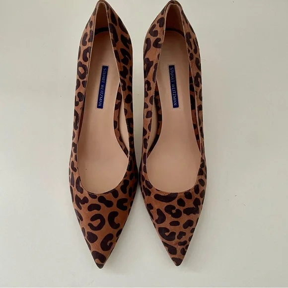 Stuart Weitzman Leopard Print Heels - Picture 3 of 10